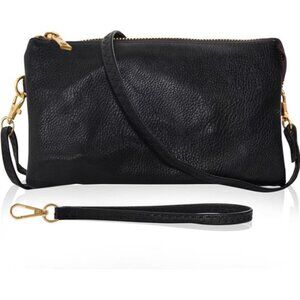 Humble Chic Vegan Leather Wristlet Purse for Women - Small Clutch Purse
